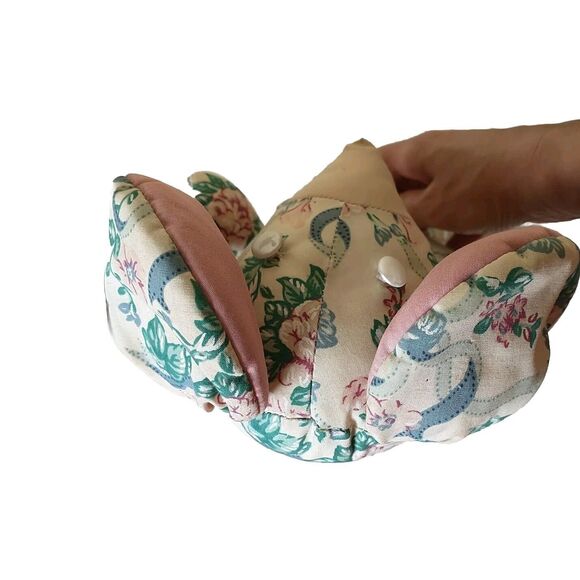 VTG Vantage International Floral Print Mouse Stuffed Animal Collectible Cottage - Picture 12 of 12